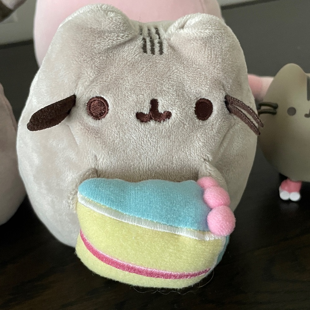 Pusheen Plush Assortment - Gray, Pink & Cream Cute Cat BUNDLE 10 pieces - Picture 5 of 12